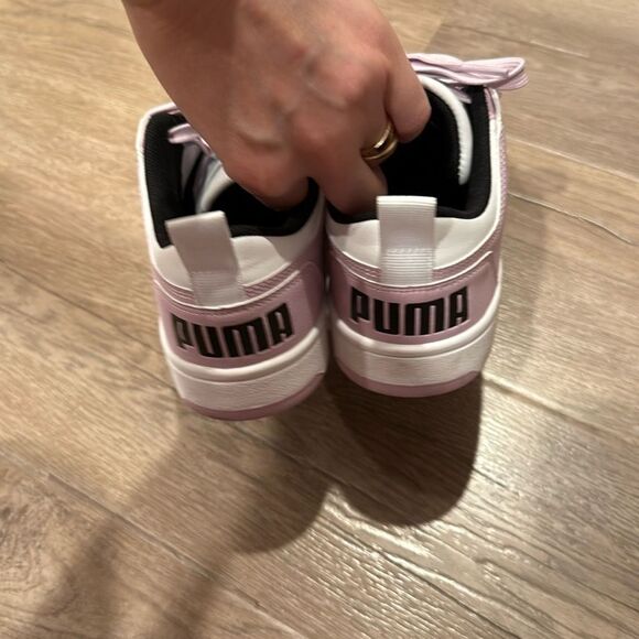 Puma Pink and White Sneakers - Picture 4 of 7